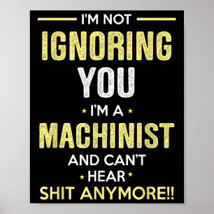 Póster No ignorando que soy maquinista y que ya no escuch