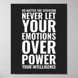 Póster No importa la situación | Cotización motivacional