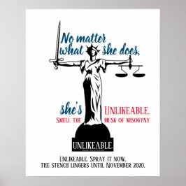 Póster No importa lo que haga, ella es política incompara