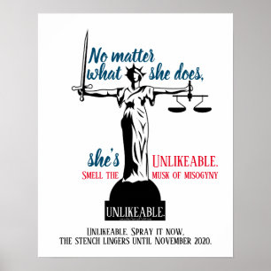 Póster No importa lo que haga, ella es política incompara