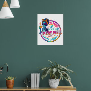 Póster No Juega Bien...