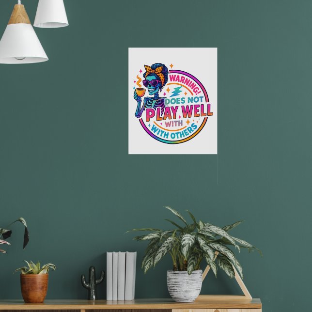 Póster No Juega Bien... (Salón 1)