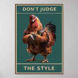 Póster No juzguen el estilo