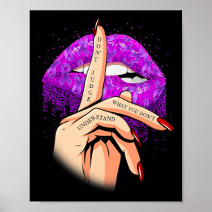 Póster No juzgues lo que no entiendes de la fibromialgia