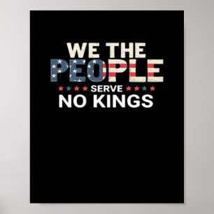 Póster No King Patriótico Libertad No Reyes En América Cr