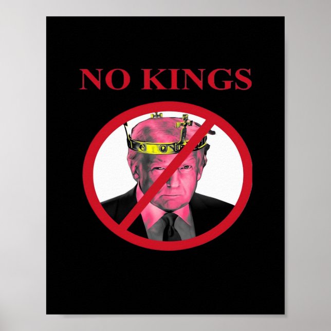 Póster No Kings Anti Creative Graphic Style (Frente)