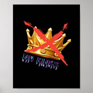 Póster No Kings Diseño de Moda