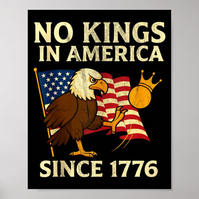 Póster No Kings In America 1776 Tank Top  (Frente)