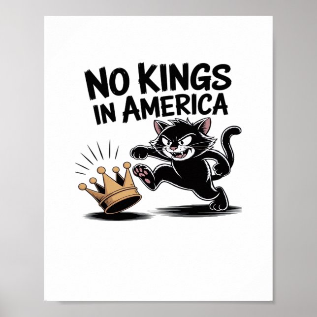 Póster No Kings In America Classic Bold Casual (Frente)