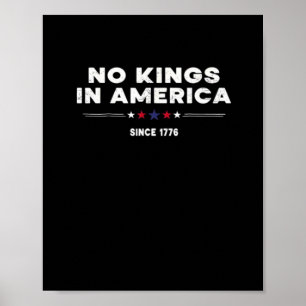 Póster No Kings In America Doge Gráfico Clásico Moderno