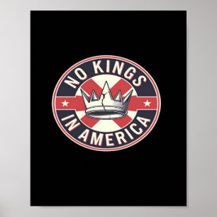 Póster No Kings In America Estilo Creativo