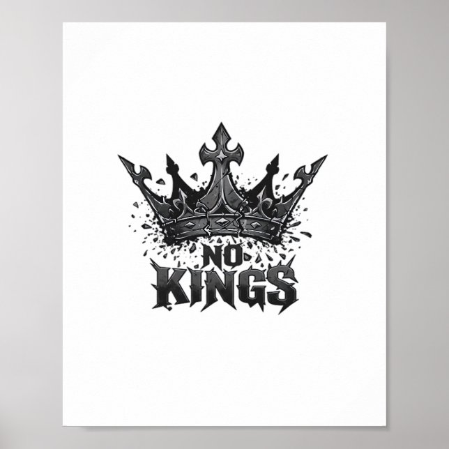 Póster No Kings In America Minimal Clean (Frente)
