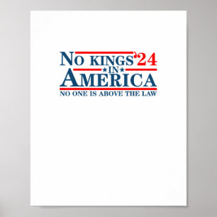 Póster No Kings In America Retro Clásico