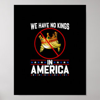 Póster No Kings In America Save I Dissent Minimal Freedom