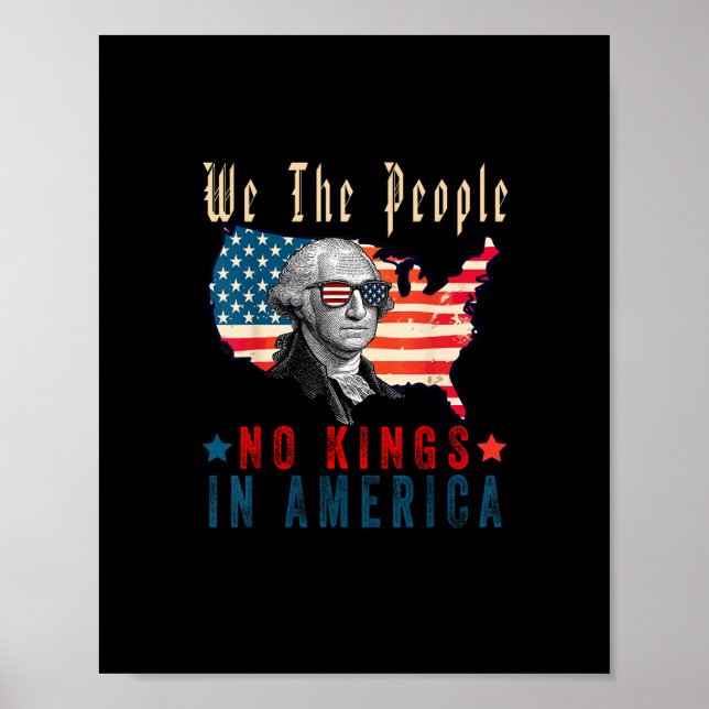 Póster No Kings In America We The People (Frente)