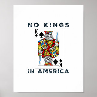 Póster No Kings In America We The People Creative Style