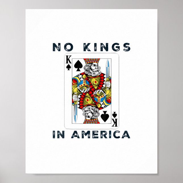Póster No Kings In America We The People Creative Style (Frente)