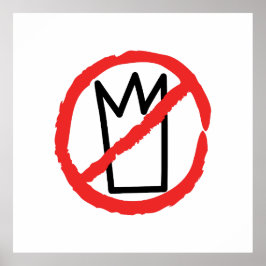 Póster No kings logo