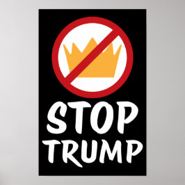 Póster NO KINGS STOP TRUMP Anti-Trump | RYB | Protest