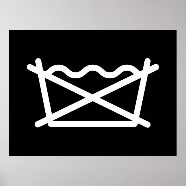 PÓSTER ¡NO LAVES! (Frente)