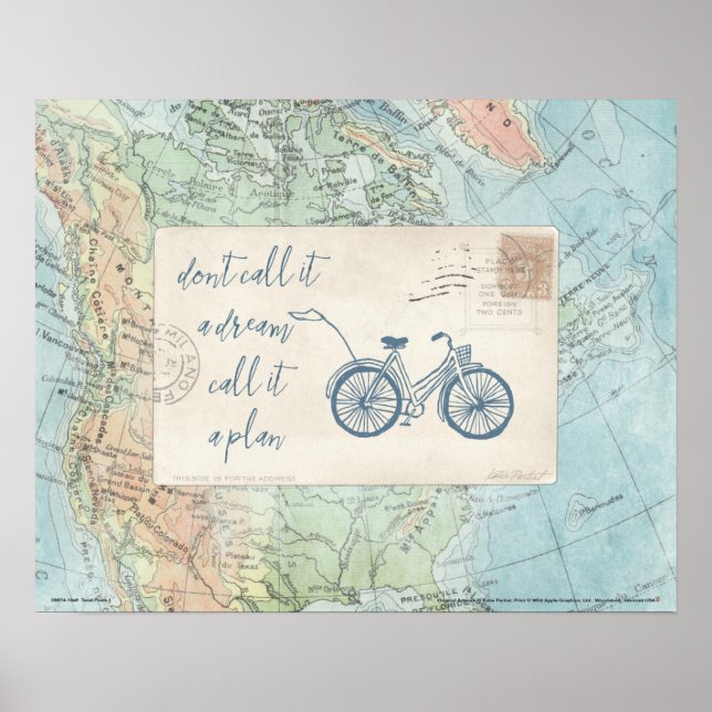 Póster No lo llames un sueño, llámalo una cita del plan (Frente)