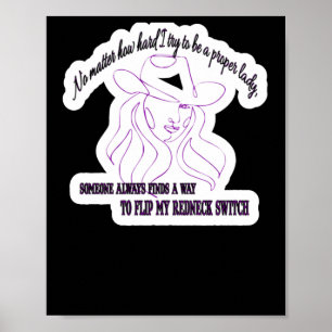 Póster No Lo Tan Difícil Que Intento Ser Una Dama Adecuad