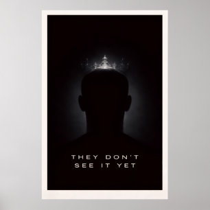 Póster No lo Ven Todavía - Poder Silencioso Motivacional