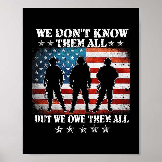Póster No Los Conocemos A Todos Pero Les Debemos A Todos  (Frente)