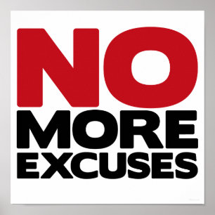 Póster No más excusas