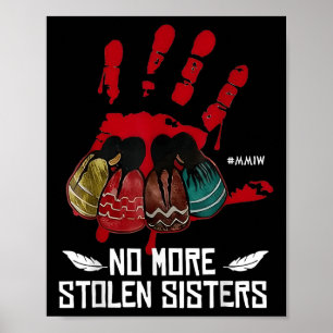 Póster No más hermanas robadas - Justicia Indígena