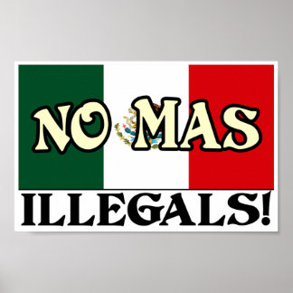 Póster No Mas Illegals