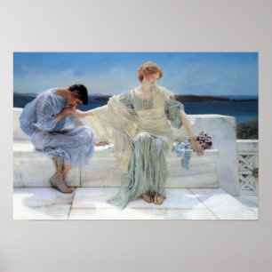 Póster No más preguntas por Sir Lawrence Alma Tadema