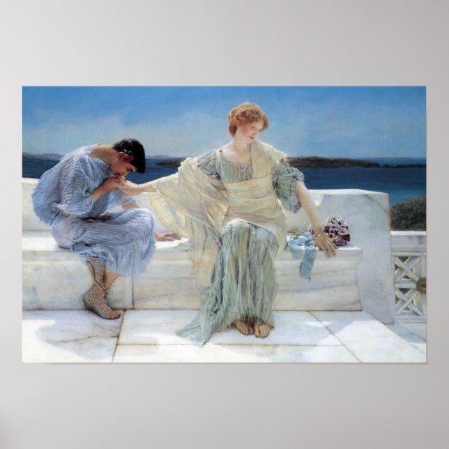Póster No más preguntas por Sir Lawrence Alma Tadema (Frente)