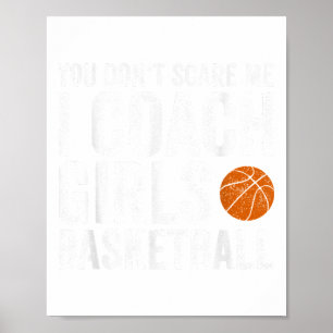 Póster No Me Asustas Entreno Baloncesto Femenino Entrenad