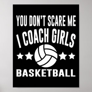 Póster No me asustes entreno Chicas baloncesto