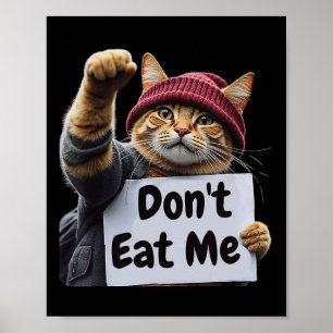 Póster No Me Coman Gatos Para Trump 2024 Trump O El Tranv