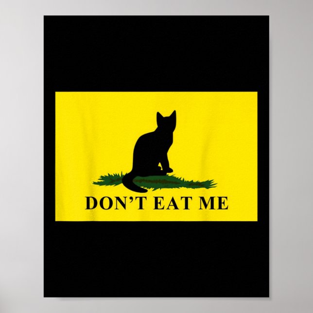 Póster No me comas gatos para Trump 2024 (Frente)