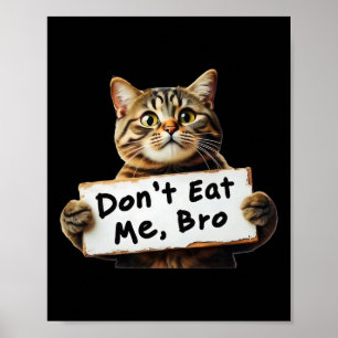 Póster No me comas gatos por Trump 2024