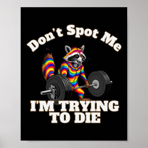 Póster No me detectes que estoy tratando de morir en el c
