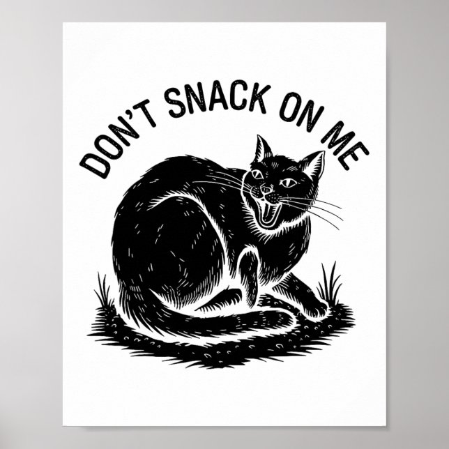 Póster No me engañes, gato gracioso 4 (Frente)