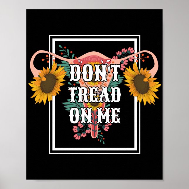 Póster No me enseñes sobre la elección feminista (Frente)