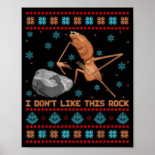 Póster No Me Gusta Esta Roca Marcus El Gusano Sudadera Fe