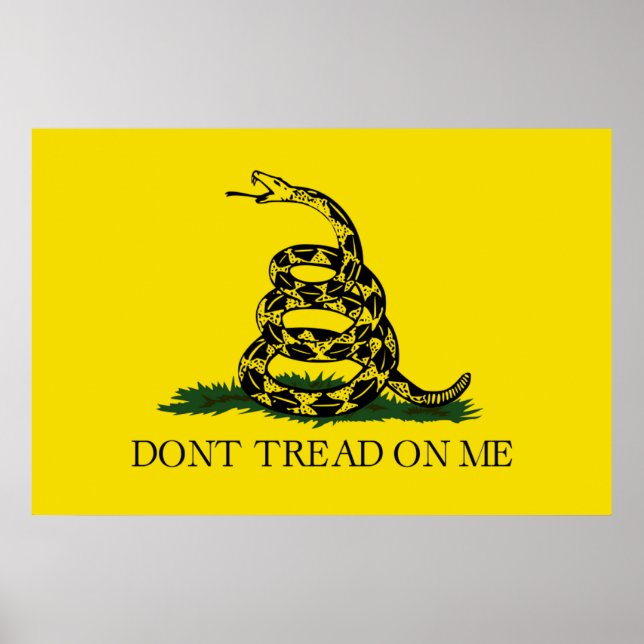 Póster NO ME HAGAN EL TREAD, La Bandera De Gadsden (Frente)