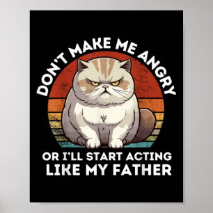 Póster No me hagas enojar o actuaré como mi padre, Fu