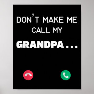 Póster No me hagas llamar a mi abuelo
