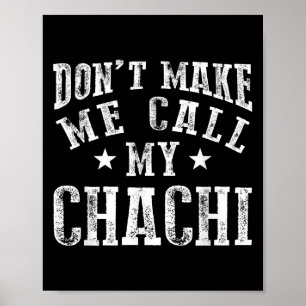 Póster No me hagas llamar a mi tía Chachi Sobrina diverti
