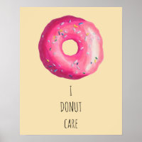 No Me Importa El Pun - Pink Donut Con Rocijas