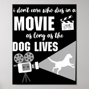 Póster No me importa quién muera en una película que vi