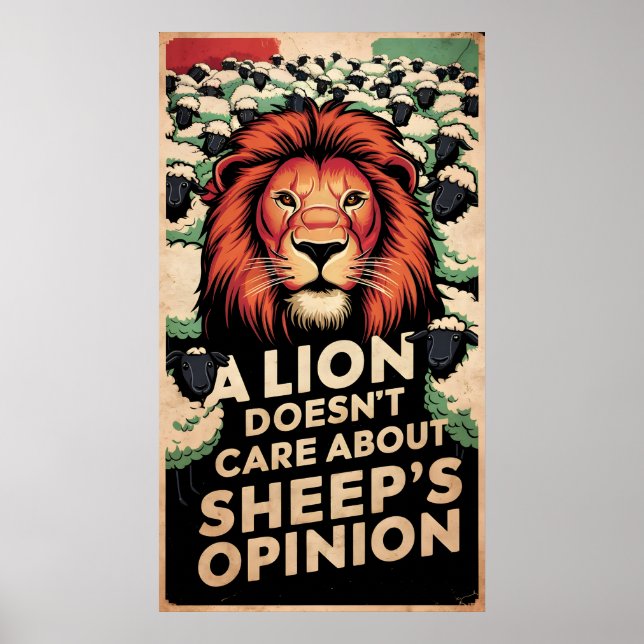 Póster No me importa tu gráfico de opinión (Frente)