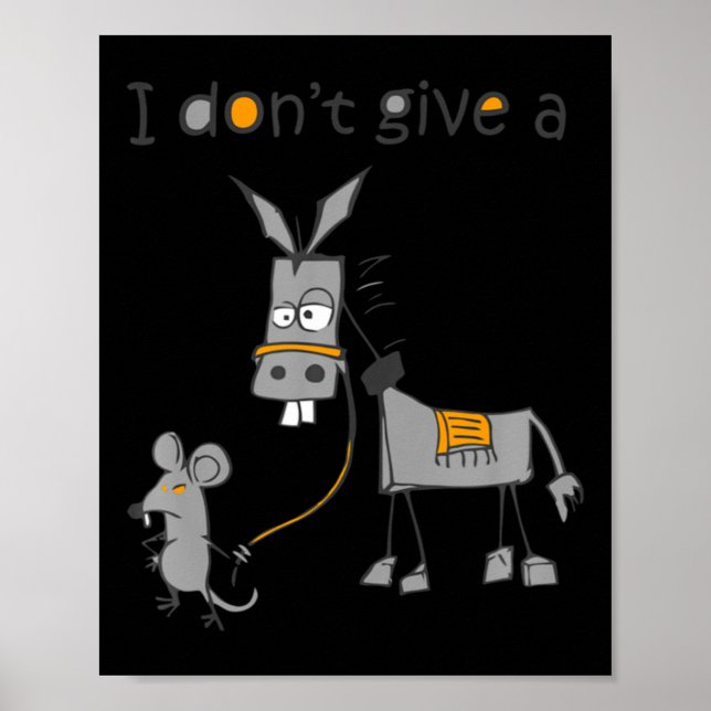 Póster No me importa un comino (Frente)